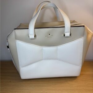 Kate Spade New York 2 Park Ave Beau White and Cream Tote‎ Bag